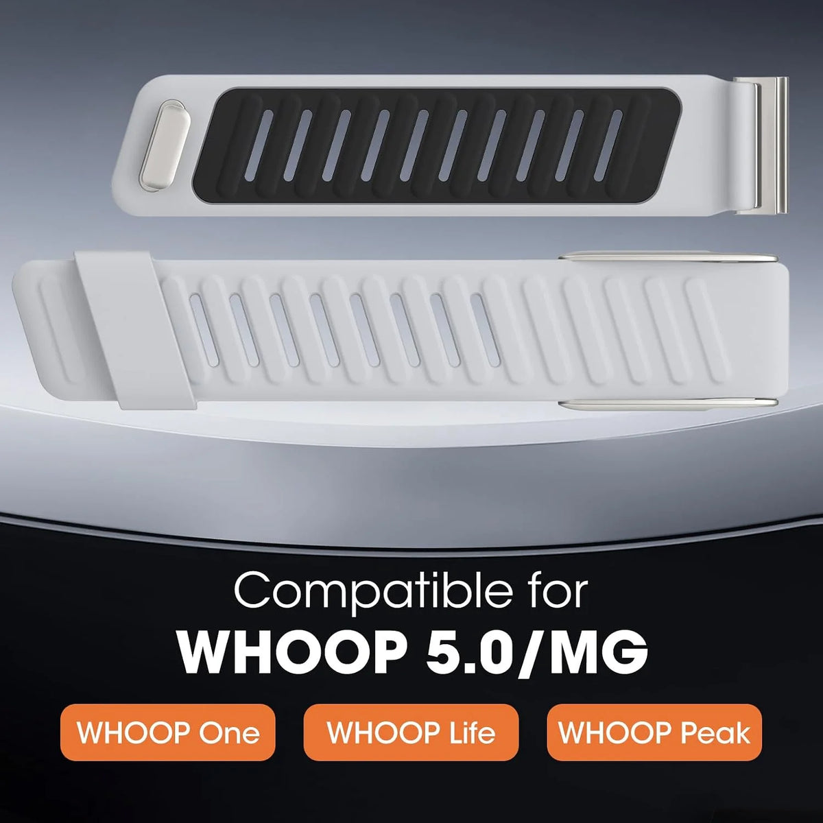 2 Pack Sport Band Compatible with WHOOP 5.0/MG Bands Strap Men Women