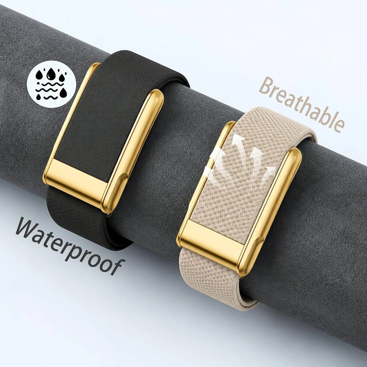 2-Pack Comfortable Super Knit Replacement Wristband for WHOOP 5.0