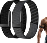 2Packs Nylon Bicep Band Compatible with Whoop 5.0 Arm/Ankle Bands,Adjustable Elastic Replacement Sport Strap for Whoop 5.0 One/Peak/MG/Life for Men Women,Breathable,Washable,Durable