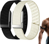 2Packs Nylon Bicep Band Compatible with Whoop 5.0 Arm/Ankle Bands,Adjustable Elastic Replacement Sport Strap for Whoop 5.0 One/Peak/MG/Life for Men Women,Breathable,Washable,Durable