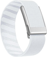 Getino Sport Band Compatible with Whoop 5.0 Bands One, Peak and Life/MG, Breathable Adjustable Elastic Replacement Soft Nylon Strap Accessories for Whoop Band 5.0 Fitness Tracker, White