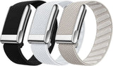 3 Pack Nylon SuperKnit Sport Bands Compatible with WHOOP 5.0/MG Band for Men Women - Soft, Breathable & Comfortable, Adjustable Replacement Wristbands Straps- Not Compatible with Gen 4