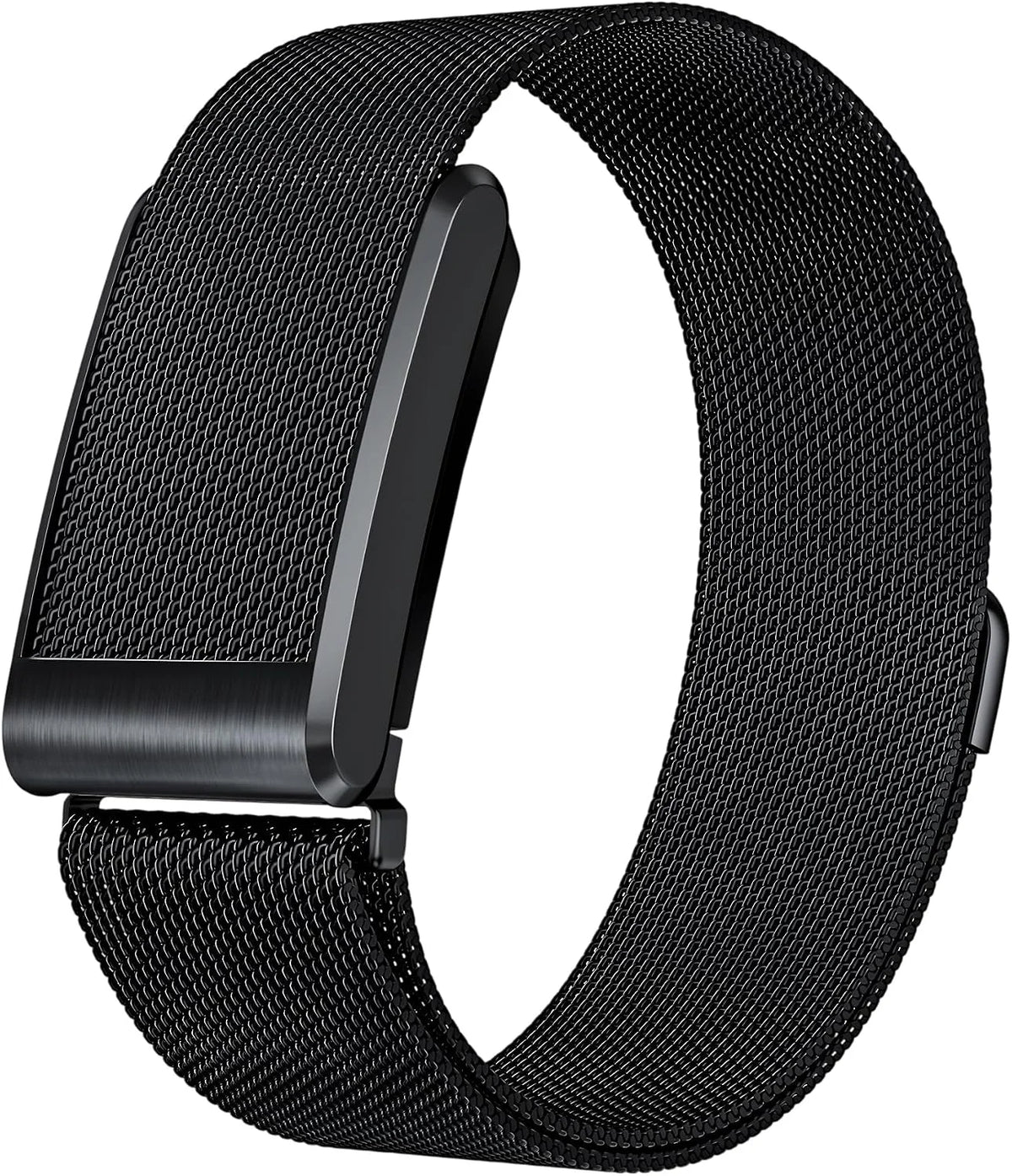 DADO Milanese Stainless Steel Band Compatible with WHOOP 5.0, One, Peak, and Life | Lightweight Magnetic Breathable & Fully Adjustable Wristband (Charging Requires Removal)