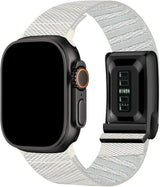 Nylon Sport Band for Whoop 5.0 + Apple Watch Combo Band- Adjustable Elastic Breathable Hybrid Strap for Whoop 5.0 & Apple watch 1/2/3/4/5/6/7/8/9/10/11/SE/Ultra