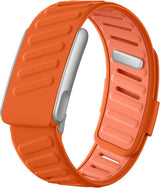 Sport Band Compatible with Whoop 5.0 Bands One, Peak and Life/MG, Breathable Waterproof Silicone Adjustable Replacement Accessories Strap for Whoop Band 5.0 Fitness Activity Tracker, OrangeCoral