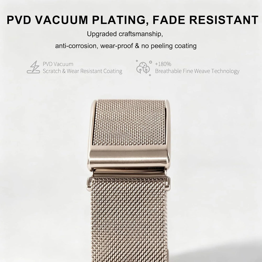 HANDODO Stainless Steel Milanese Loop Strap Compatible With Whoop 5.0