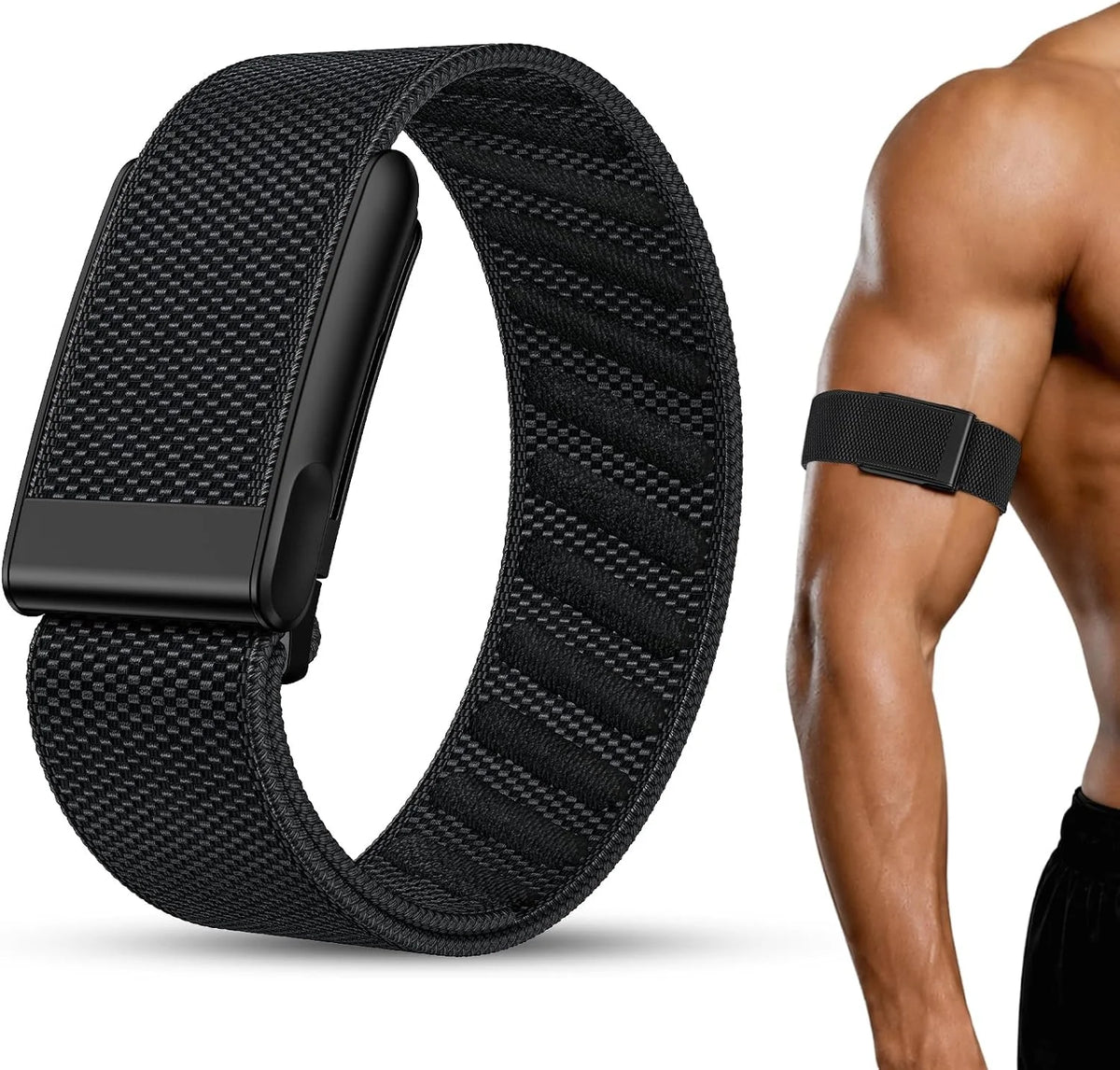 Tensea Stretchy Bicep Band Compatible with WHOOP 5.0/MG, One, Peak & Life