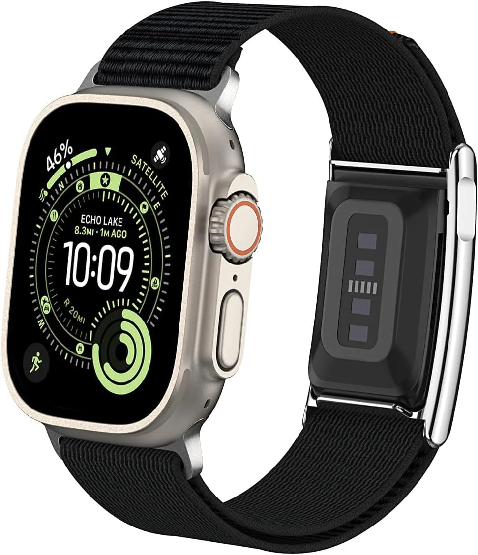 Nylon Sport Band Compatible with Whoop 5.0& Apple Watch Combo Band