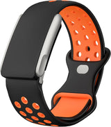 omee Silicone Sport Band Compatible with Whoop 5.0 Band Strap Men Women, Breathable Sport Adjustable Waterproof Replacement Wristbands Straps for Whoop 5.0 Silicone Bands
