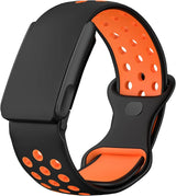 Bands Compatible with Whoop 5.0 Band - Breathable with Air Holes & On-Wrist Charging, Waterproof Replacement Silicone Sport Strap for Whoop 5.0 One/Peak/Life/MG, Not for Whoop 4.0