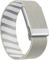 Getino Sport Band Compatible with Whoop 5.0 Bands One, Peak and Life/MG, Breathable Adjustable Elastic Replacement Soft Nylon Strap Accessories for Whoop Band 5.0 Fitness Tracker, White